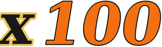 x100 logo